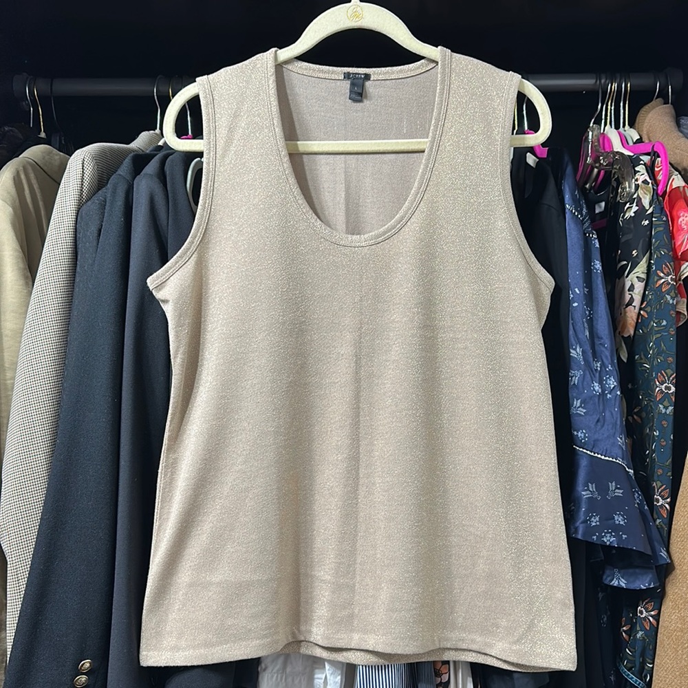 J. Crew Gold Tank Top